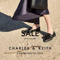 CHARLES & KEITH SALE UP TO 50% OFF