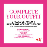 H&M แคมเปญ Complete your outfit