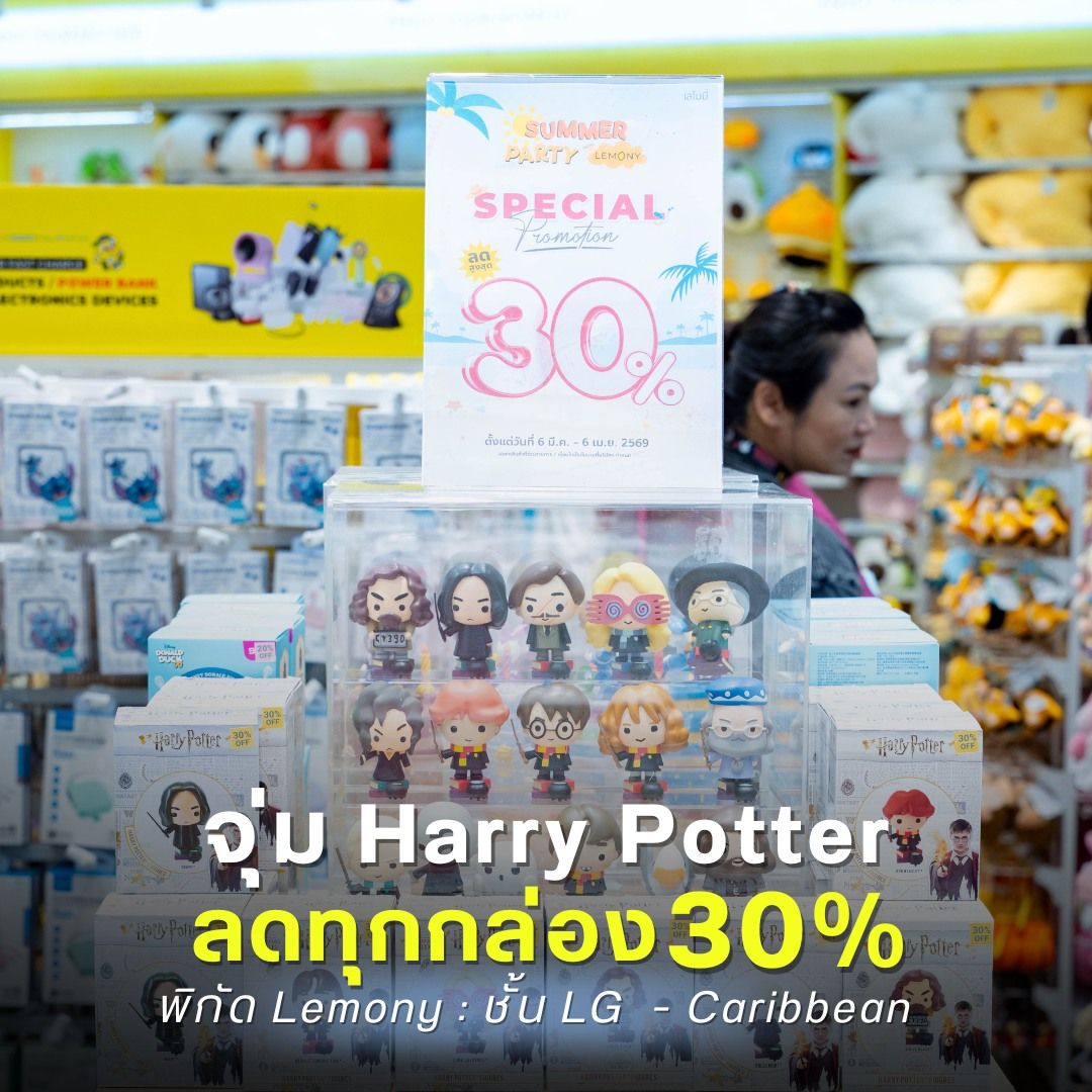 จุ่ม Harry Potter ลดทุกกล่อง 30%