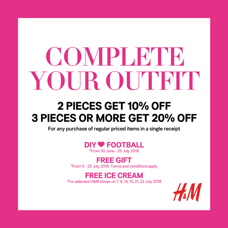 H&M แคมเปญ Complete your outfit