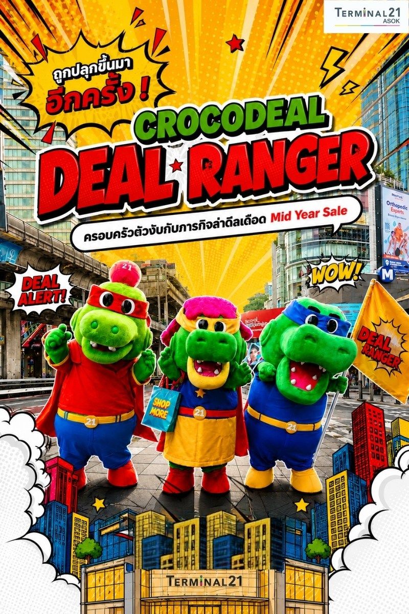 ถูกปลุกขึ้นมาอีกครั้ง! CROCODEAL DEAL-RANGER