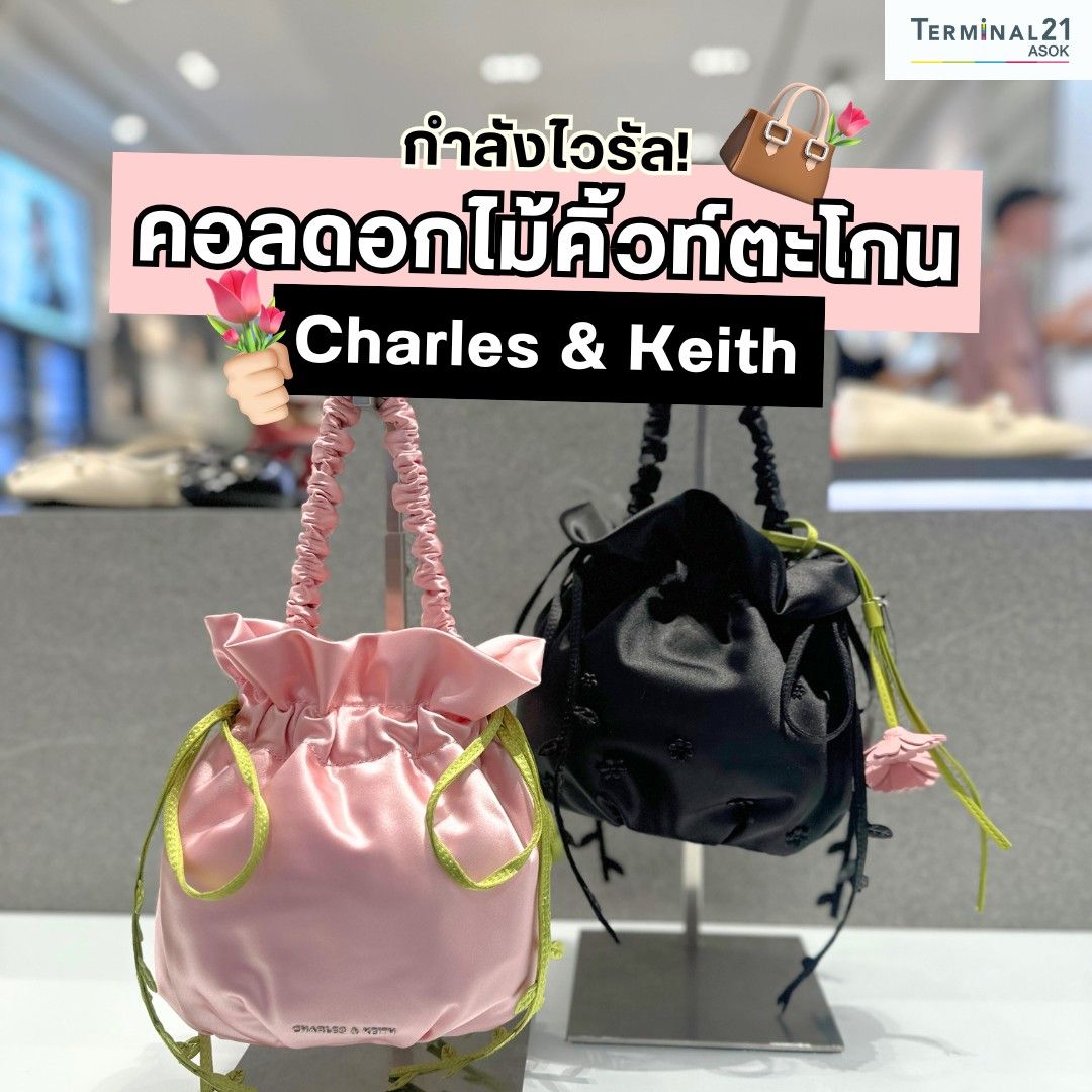 คอลดอกไม้คิ้วท์ตะโกน Charles & Keith